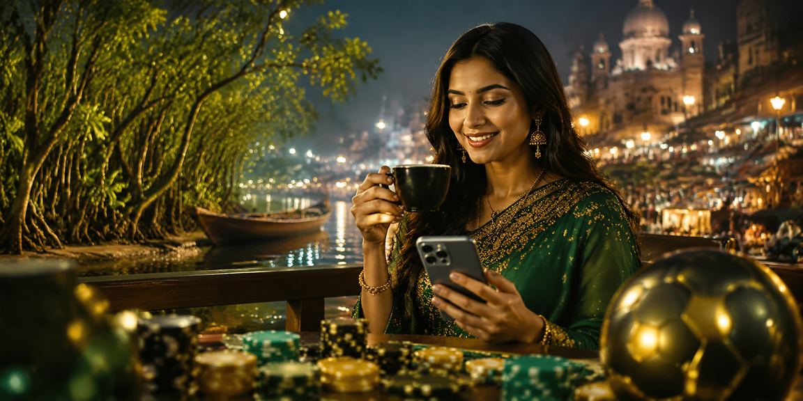 রাতের বাজারে মোবাইলে লাইভ ক্রিকেট বেটিং করছেন একজন ব্যবহারকারী