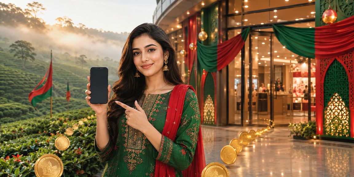সিলেটে টস প্রেডিকশন বেটিং করছেন একজন ব্যবহারকারী লাল-সবুজ পোশাকে